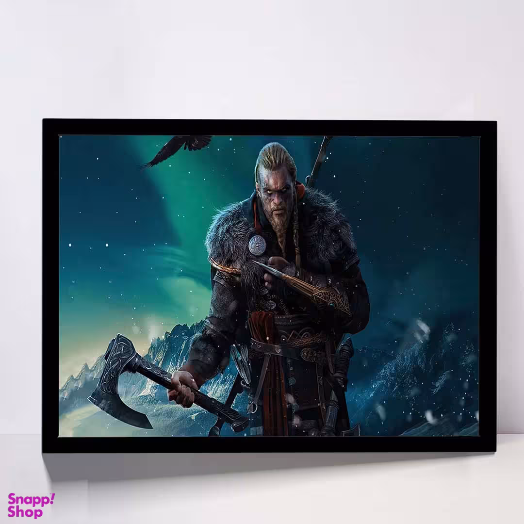 تابلو مدل assassins creed valhalla game کد F-10038