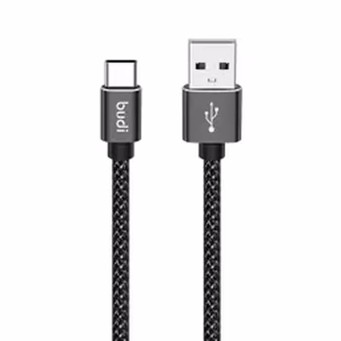 کابل شارژ کنفی USB به USB-C بودی مدل Budi DC206T30B طول 3 متر