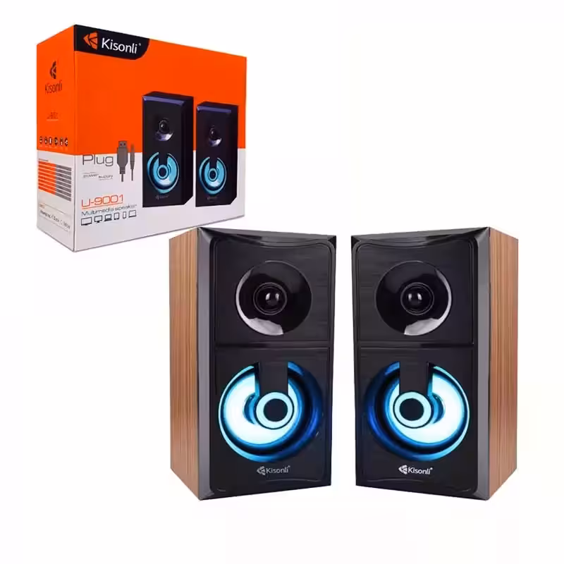 اسپیکر دو تکه کامپیوتر کیسونلی  ( Kisonli) مدل U-9001