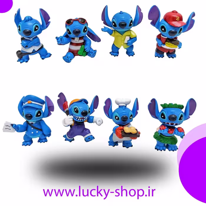ست فیگور شخصیت‌های انیمیشن لیلو و استیچ (Lilo and Stitch)