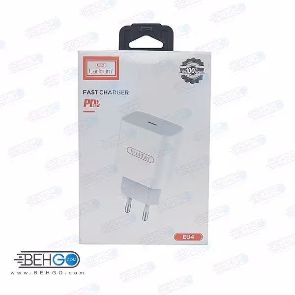 شارژر دیواری الدرام مدل تایپ سی Earldom ES-EU4 اصلی