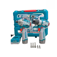 پک دو قلو دریل و ایمپکت شارژی توتال مدل  TOSLI240968