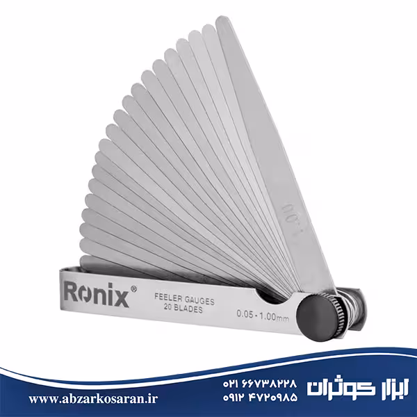 آچار فیلر 20 تیغه رونیکس Ronix مدل RH-2698