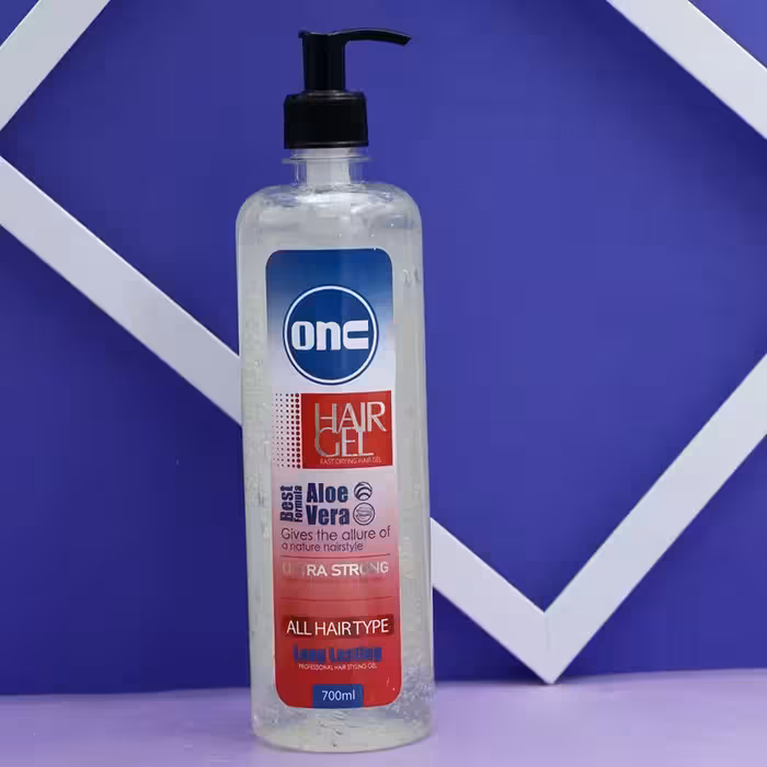 عمده فروشی ژل پمپی موی سر رنگ سفید انس onc مناسب انواع مو حجم 700 میل 90953