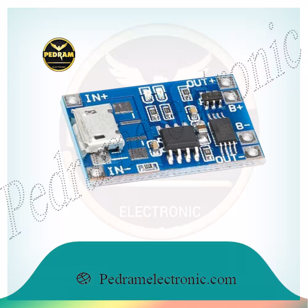 ماژول برد شارژ اندروید 3 ای سی-CHARGER BATTERY 3IC TP4056 USB ANDROID