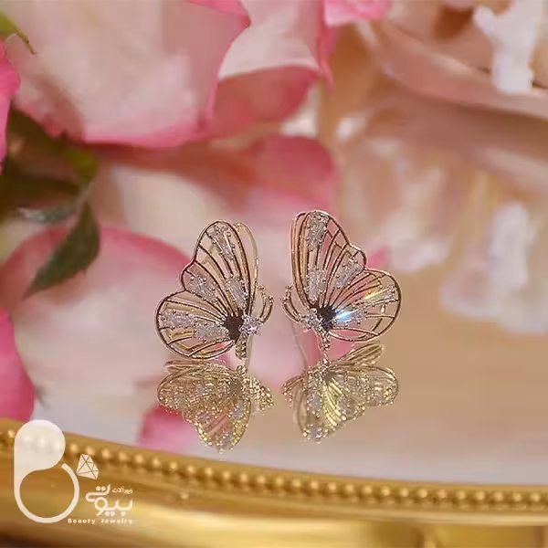 گوشواره پروانه شیدا