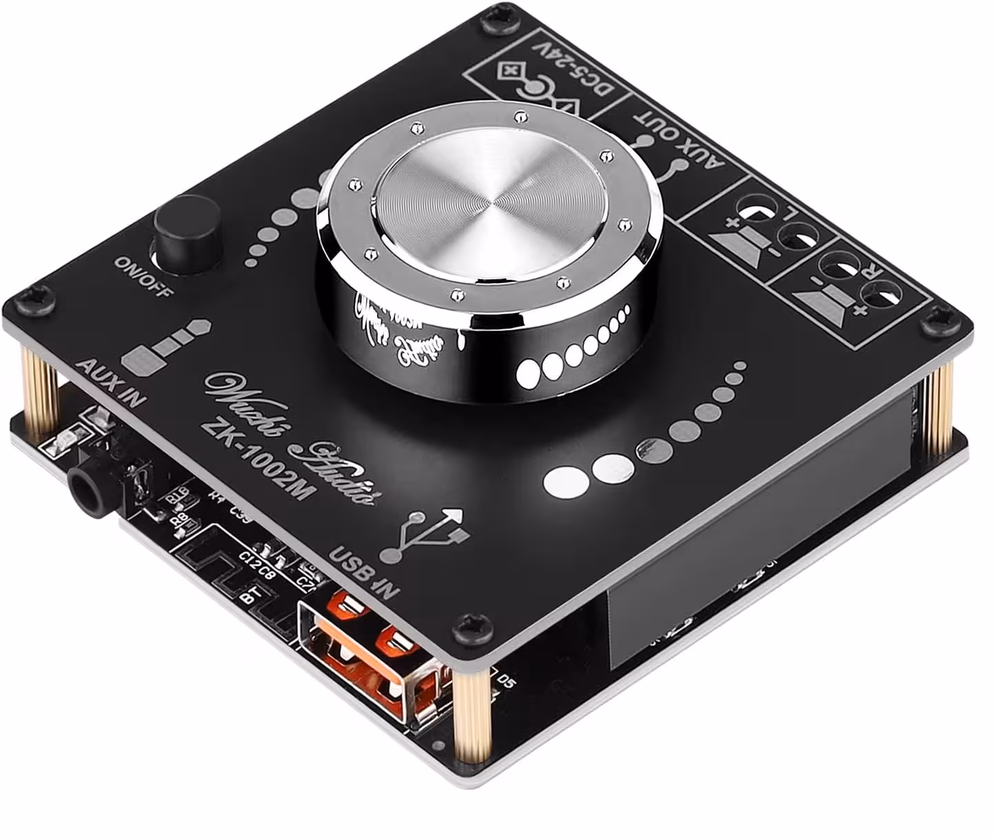 ماژول آمپلی فایر استریو بلوتوث ZK-1002M 2x100W