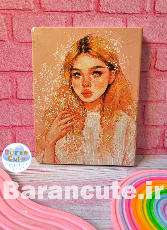 کلاسور سویل 26 حلقه طرح دختر کیوت 2