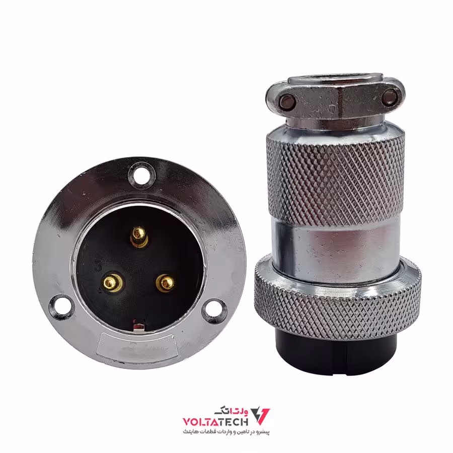 کانکتور متال نظامی 3PIN GX30