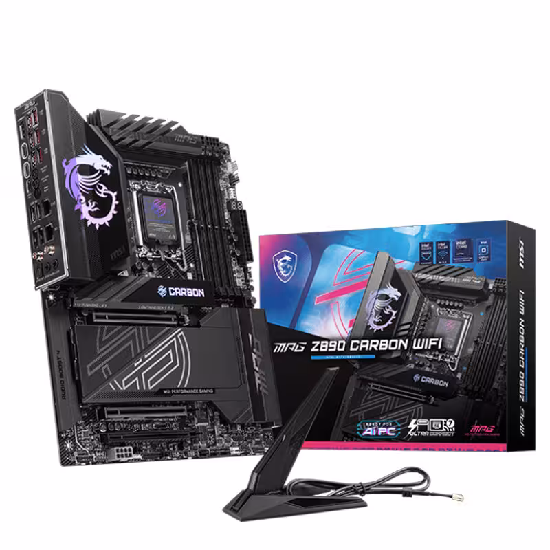 مادربرد ام اس آی سری CARBON مدل MPG Z890 با سوکت پردازنده LGA1851