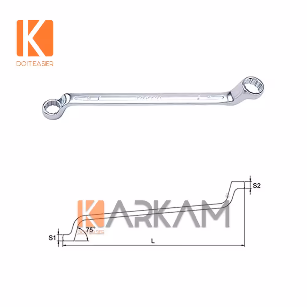 آچار دوسر رینگ 17در16 AAEI1617 تاپ تول