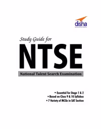 خرید و دانلود نسخه کامل کتاب Study Guide for NTSE (SAT MAT and LCT) Class 10 with Stage 1 and 2 Past Question Bank ebook 9th Edition Disha