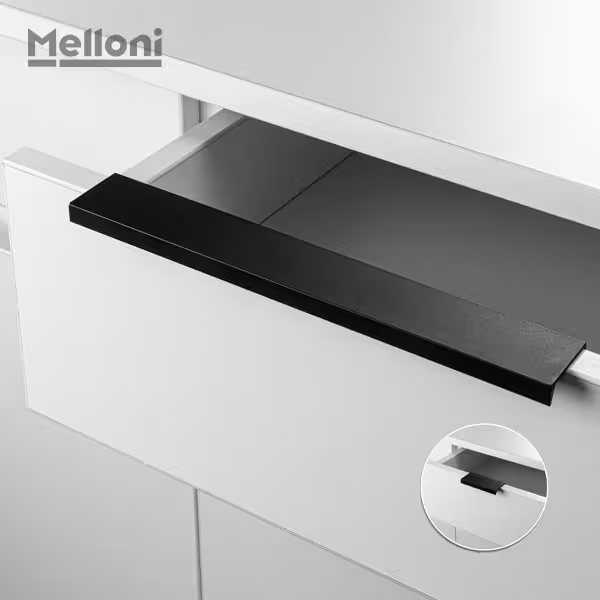 دستگیره تاپ ساید ملونی 348 - یراقینو فروش یراق آلات کابینت و درب