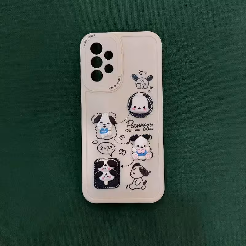 قاب فانتزی سگ سیاه و سفید سامسونگ S20 fe