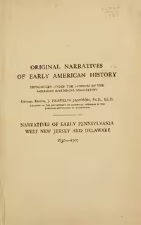 خرید و دانلود نسخه کامل کتاب Narratives of Early Pennsylvania, West New Jersey and Delaware 1630-1707
