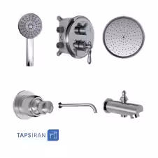 شیر حمام توکار شودر مدل زیگموند تیپ 4- ABS | تپس ایران فروشگاه آنلاین