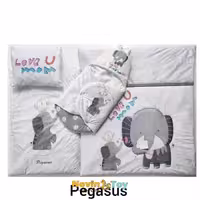 سرویس خواب چهارتیکه pegasus طرح فیل نوزاد