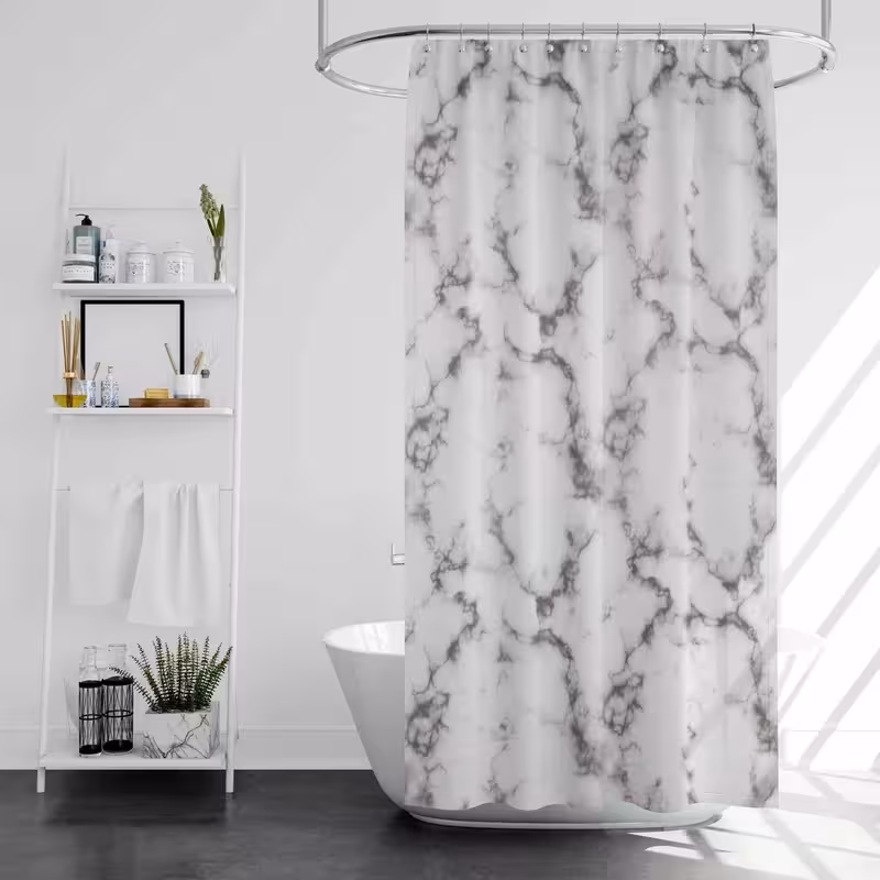 پرده حمام پیسو مدل BZ-37 سایز 180×200 سانتی متر