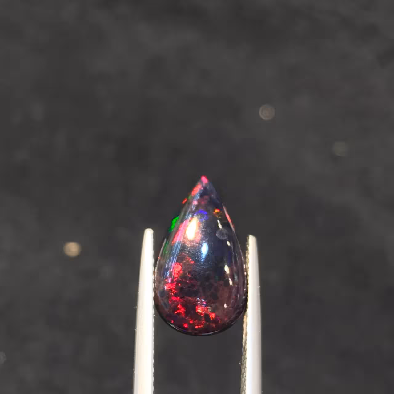 نگین اپال مشکی اصل سایز 16*10