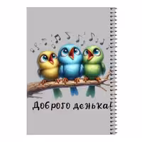 دفتر مشق 80 برگ اس جی مدل آواز پرنده ها