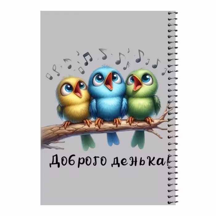 دفتر مشق 80 برگ اس جی مدل آواز پرنده ها