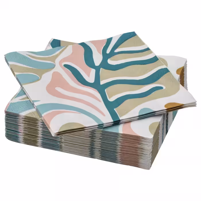 دستمال کاغذی طرح دار ایکیا مدل SLOJSTJART کد 505.936.26 بسته ۳۰ عددی