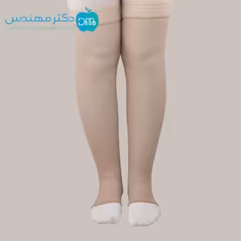 جوراب واریس کفی دار سیلیکونی (ترمز دار)  تا ران ورنا