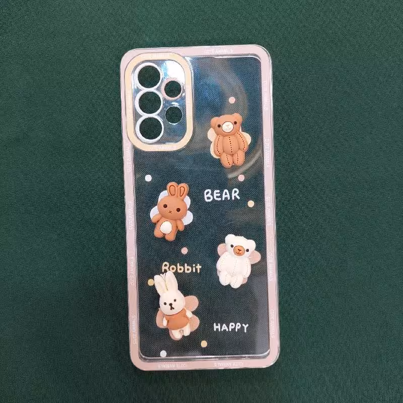 قاب ژله ای پشت شفاف عروسکی B سامسونگ A13