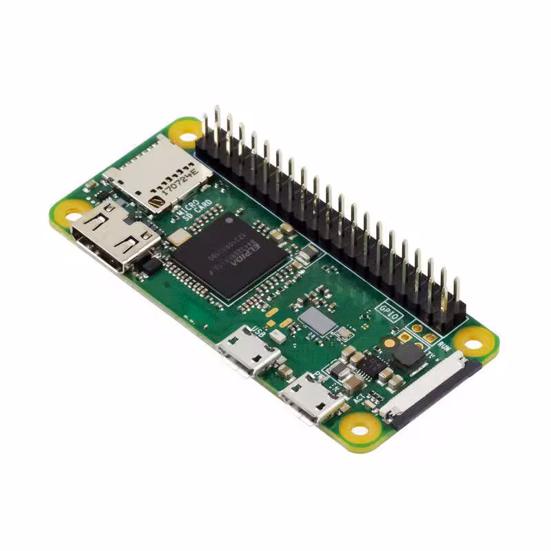 برد رزبری پای زیرو مدل  Zero WH به همراه حافظه 16 گیگ دارای سیستم عامل رزبری