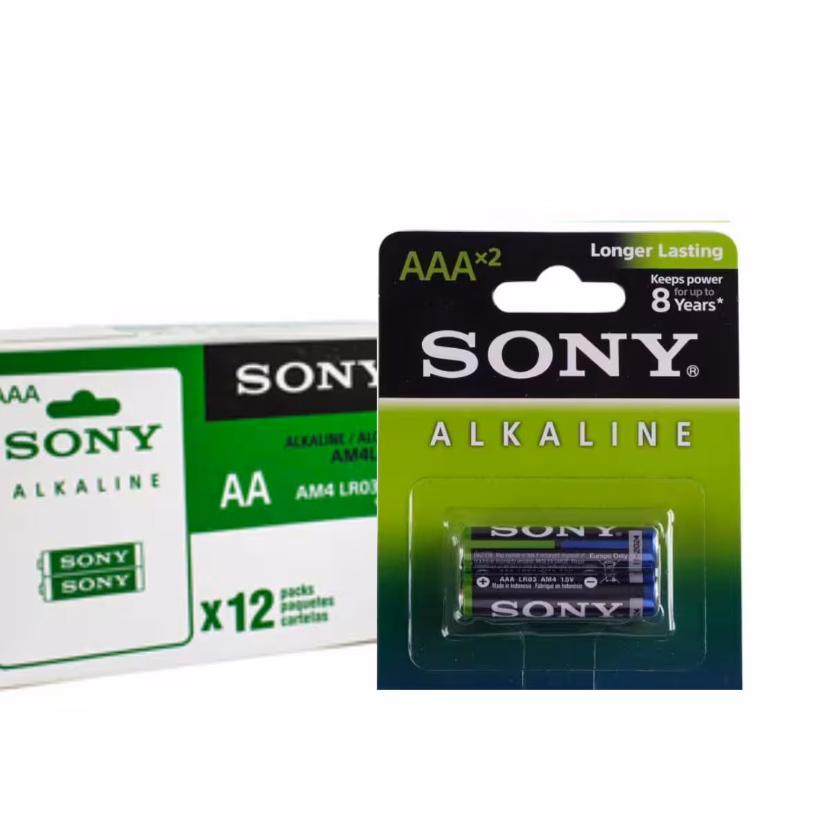 باتری نیم قلمی آلکالاین سونی 24 عددی