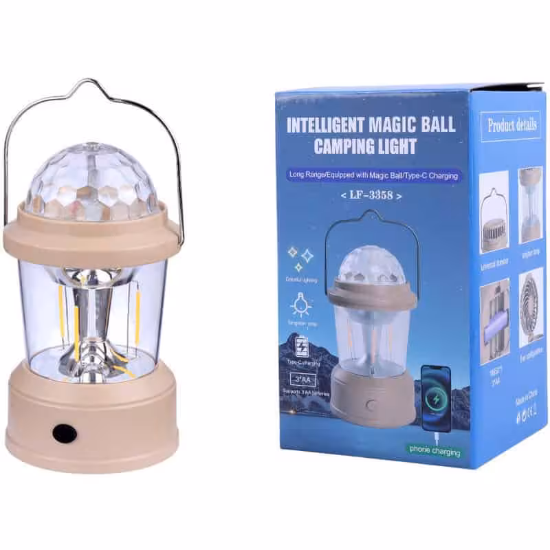 چراغ فانوسی رقص نور دار LF-3358