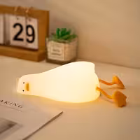 چراغ خواب اردک Benson Lying Flat Duck Night Light, LED Squishy Duck Lamp