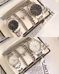 ست کامل ساعت دستبند انگشتر زنانه مردانه 430540640