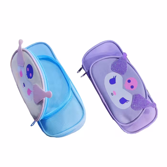 جامدادی دو زیپ برزنتی طرح  Sanrio کرومی