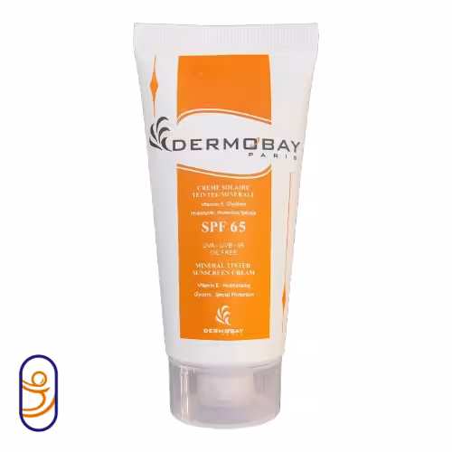 کرم ضدآفتاب فاقد چربی رنگی مینرال SPF60 درموبای