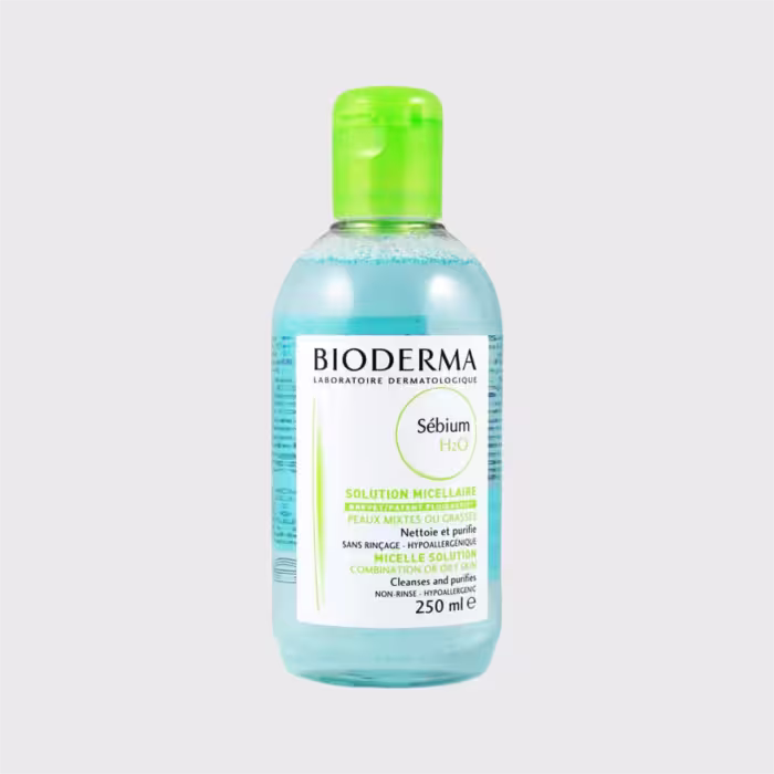 میسلار واتر بایودرما - سری Sebium H2O، مناسب پوست چرب و مختلط، حجم 250ml