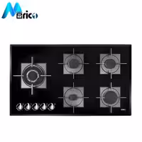 گاز رومیزی کن کد IG8506 پنج شعله شیشه مشکی