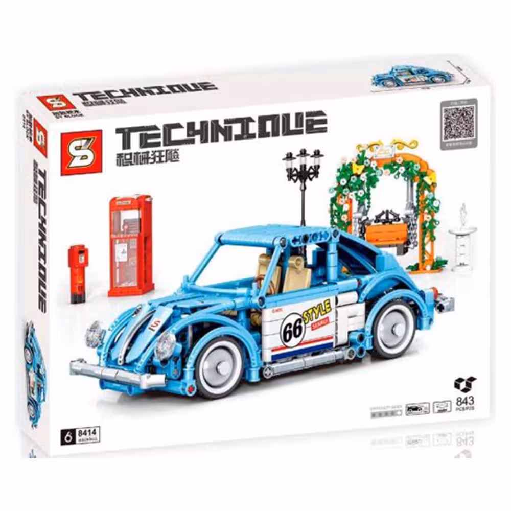 لگو ماشین اس وای SY Blue Beetle 8414