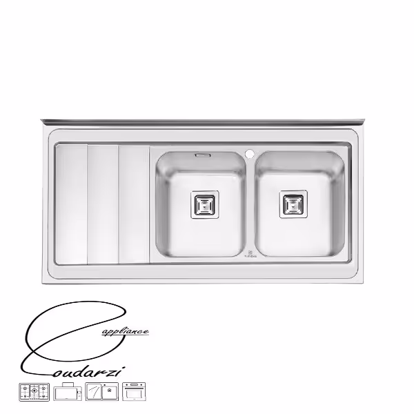 سینک پرنیان استیل مدل PS1121 روکار