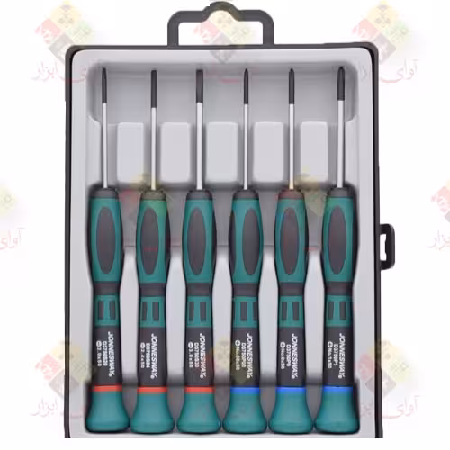 پیچ گوشتی ساعتی 6 عددی جانزوی