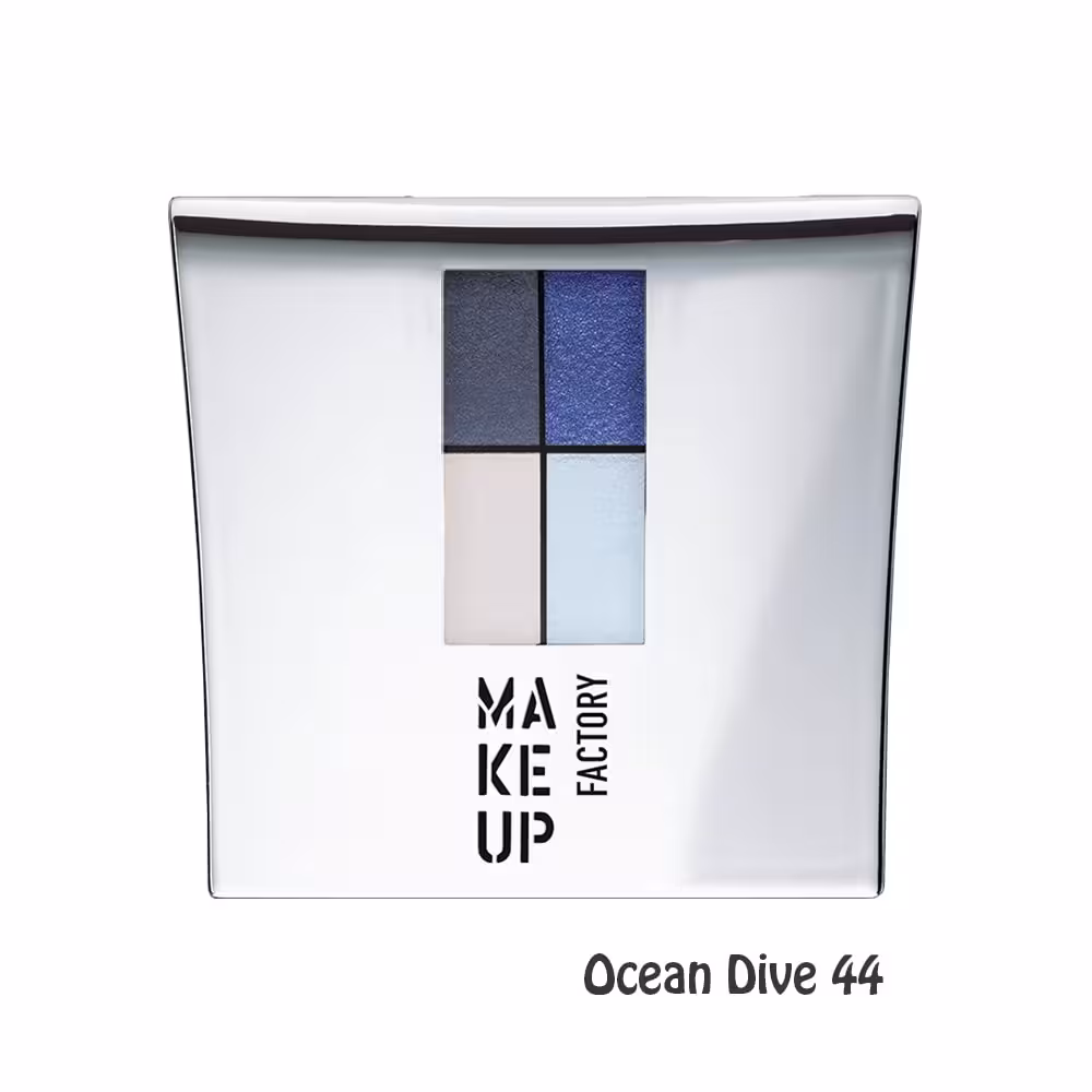 سایه چشم مخملی 4 رنگ میکاپ فکتوری مدل Ocean Dive 44