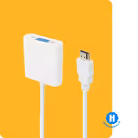 مبدل HDMI به VGA وی نت به همراه کابل صدا