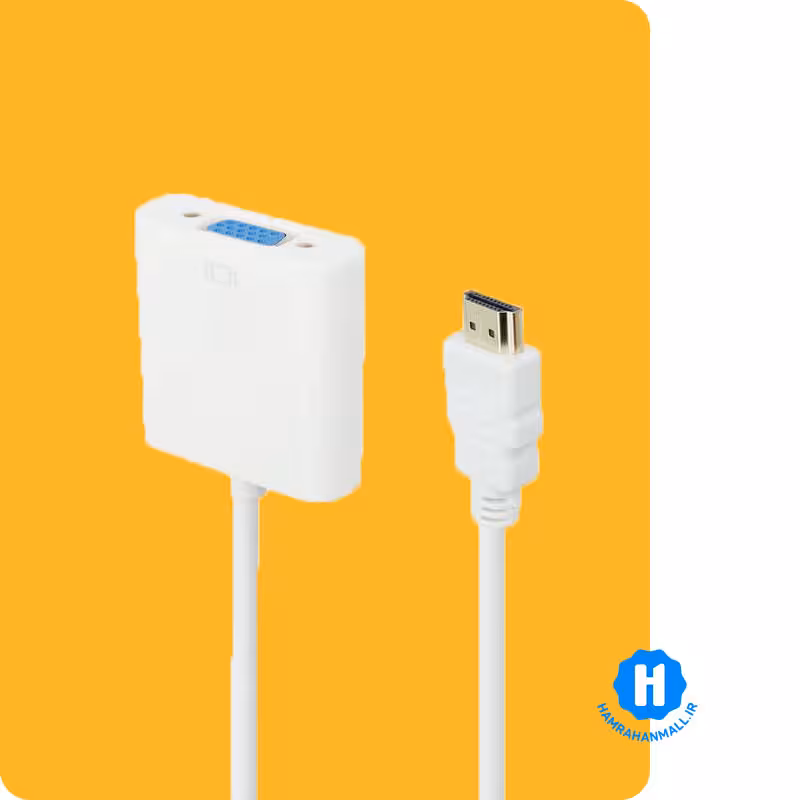مبدل HDMI به VGA وی نت به همراه کابل صدا