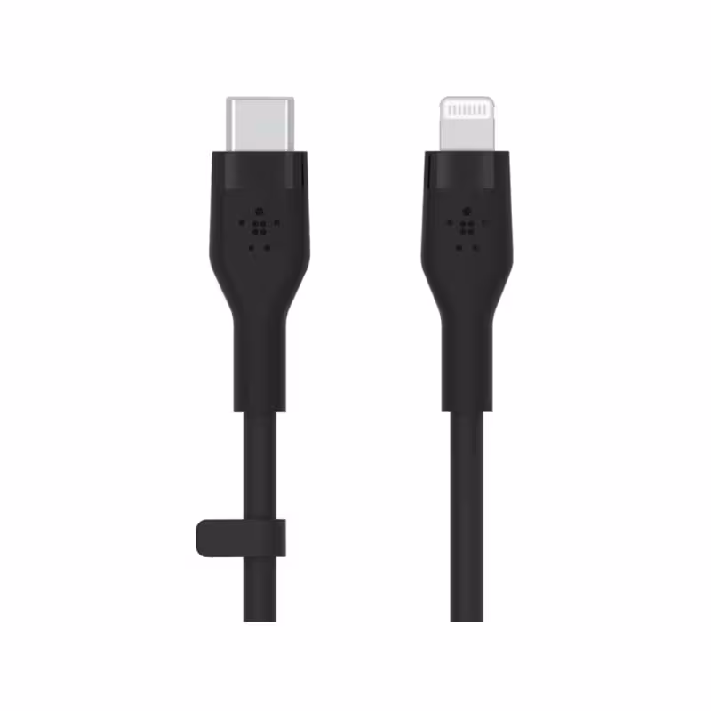 کابل USB-C به لایتنینگ بلکین مدل CAA009bt3MBK طول 3 متر