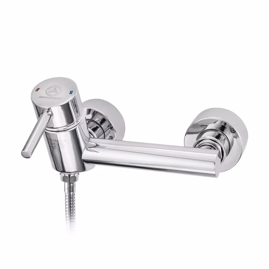 شیر توالت قهرمان مدل تتراس 1 کروم