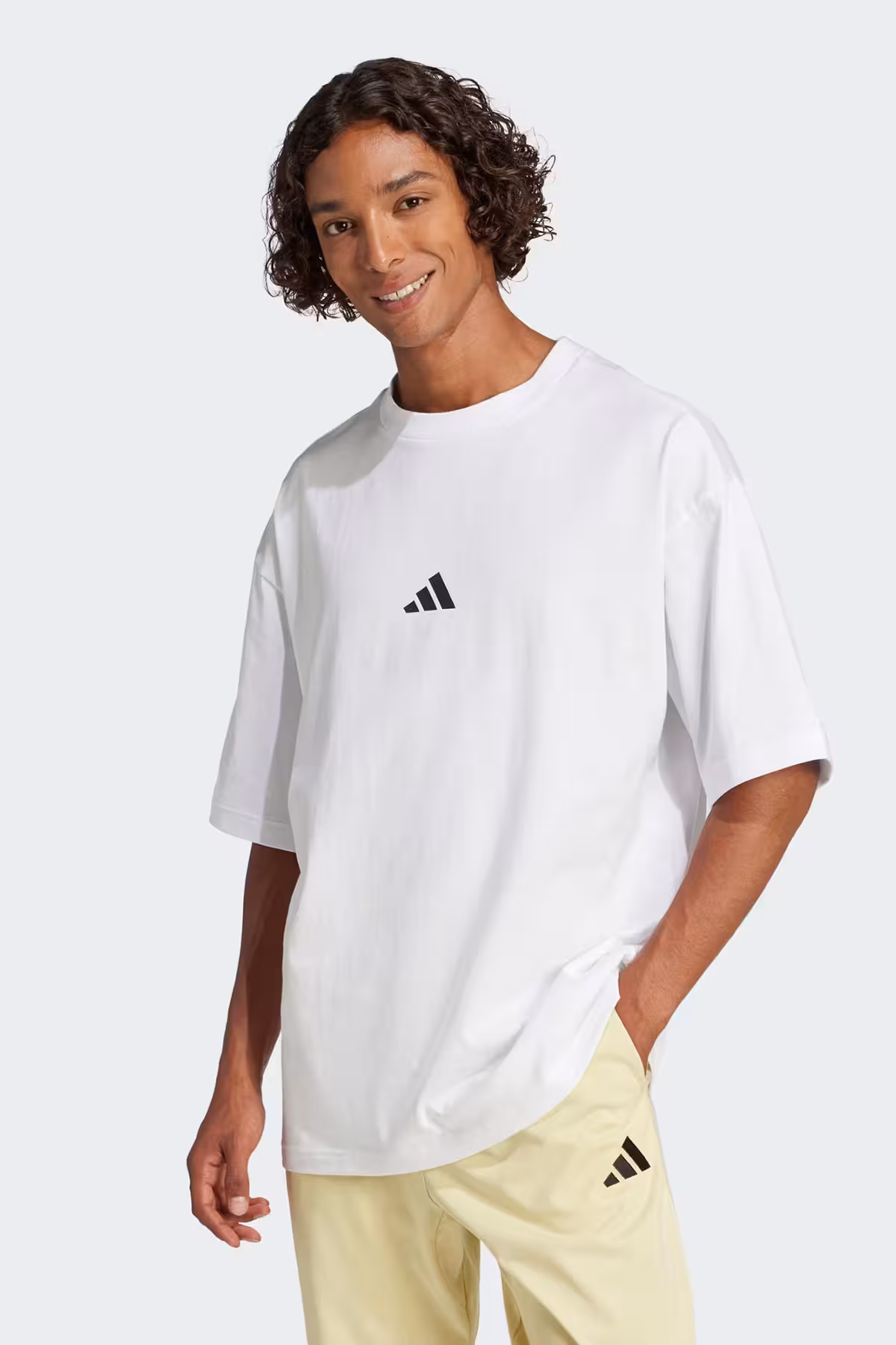 تی شرت مردانه بازوی کوتاه مردان سفید پوست adidas