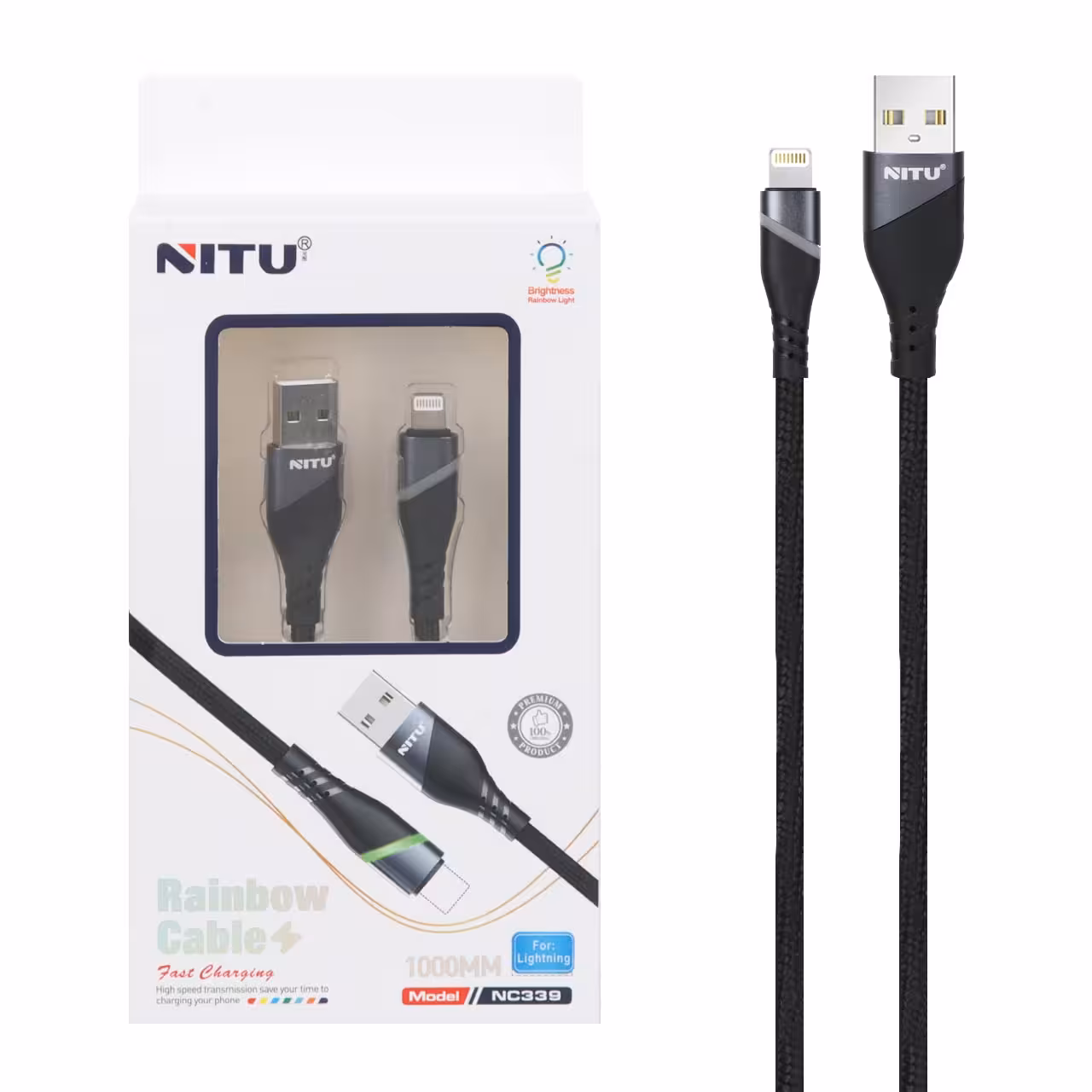 کابل شارژ آیفون NITU مدل NC339