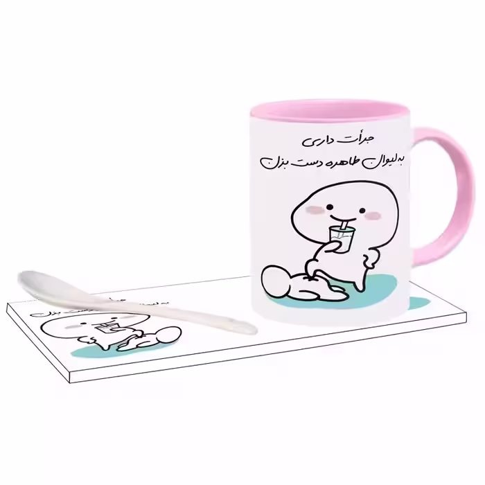 خرید ماگ-لیوان   جرات داری اسم طاهره بدون زیر لیوانی  ، . .