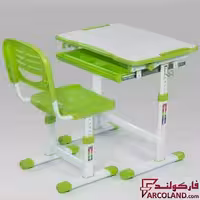 ست میز تحریر و صندلی مدل قابل تنظیم رنگ سبز