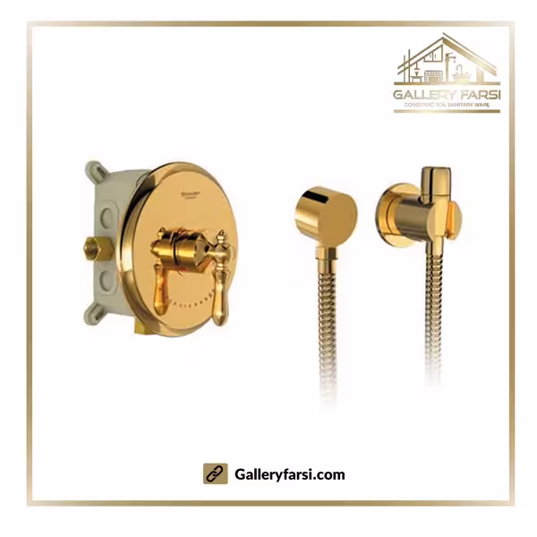 شیر توکار توالت شودر مدل زیگموند طلابراق